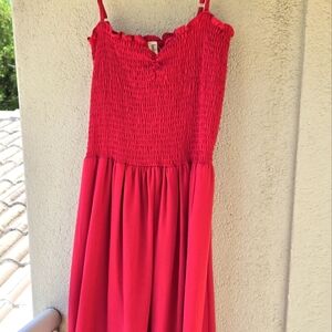 Bebop Wild Strawberry Barbiecore Sundress Size XS
